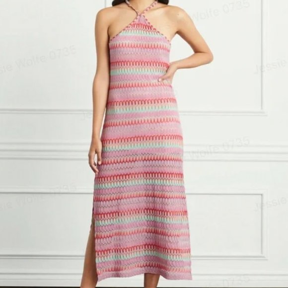 NWT Hill House The Leah Dress - Sunset Raschel Knit Size M - Picture 1 of 5